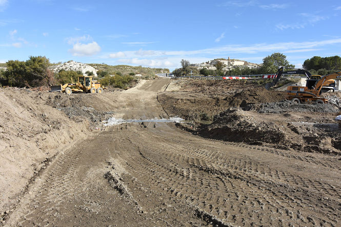 Obras del puente alternativo (AYTO. BAZA)