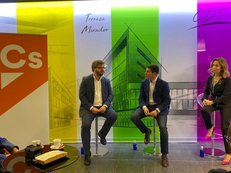 Fran Hervías y Sergio Romero durante el acto en Motril (CS) 