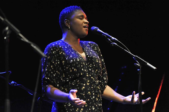 Momento de la actuación de Lizz Wright (JAZZ GRANADA)