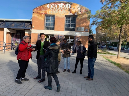 Francisco Cuenca durante la visita a la zona norte (PSOE GRANADA) 