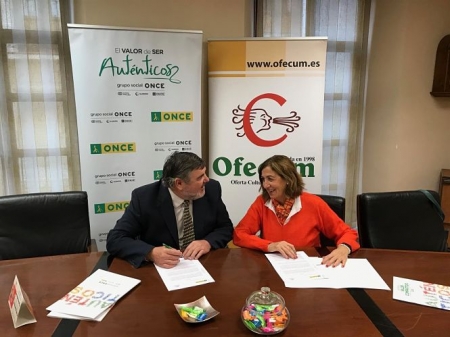 Firma del convenio entre Ofecum y Once (ONCE) Firma del convenio entre Ofecum y Once (ONCE)