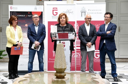 Presentación del programa `Flamenco y Cultura`, el pasado 4 de noviembre, en Condes de Gabia (J. GROSSO / DIPGRA)