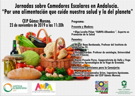 Granada acogerá unas jornadas sobre comedores escolares (FAMPA ALHAMBRA) Granada acogerá unas jornadas sobre comedores escolares (FAMPA ALHAMBRA)