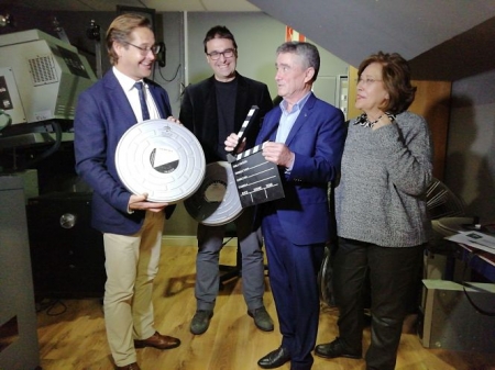 El Delegadod e CUltura ha visitado la FIlmoteca de Andalucia (JUNTA)