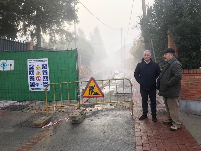 Visita a las obras en Dílar (PSOE)