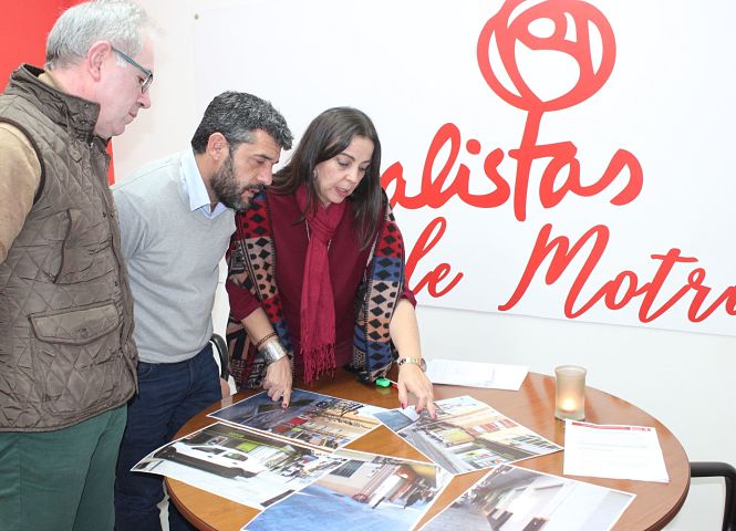 Los concejales socialistas de Motril Alicia Crespo, Francisco Ruiz y Francisco Sánchez-Cantalejo (PSOE MOTRIL)