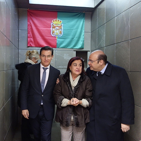 José García Ladrón de Guevara ya descansa en el panteón de ilustres (JAVIER ALGARRA) José García Ladrón de Guevara ya descansa en el panteón de ilustres (JAVIER ALGARRA)