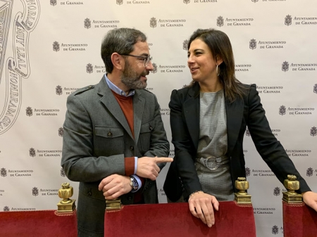 Raquel Ruz y Miguel Ángel Fernández Madrid en rueda de prensa (PSOE) Raquel Ruz y Miguel Ángel Fernández Madrid en rueda de prensa (PSOE)