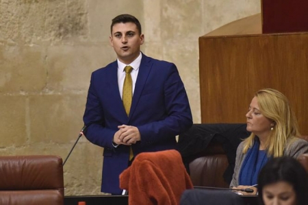 El parlamentario andaluz del PP Rafael Caracuel en el Parlamento de Andalucía(PP)