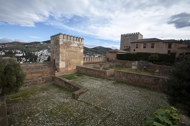 Zona de la Alhambra donde se pretende instalar el colector (PATRONATO DE LA ALHAMBRA Y EL GENERALIFE) 