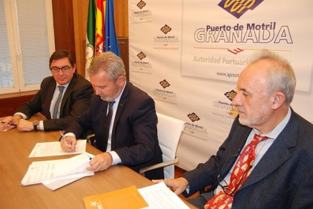 Firma del convenio entre la UGR y el Puerto de Motril (AUTORIDAD PORTUARIA DE MOTRIL)