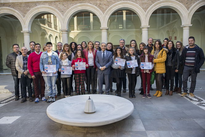 Galardonados de los `Premios Solidaridad en letras` (JUNTA)