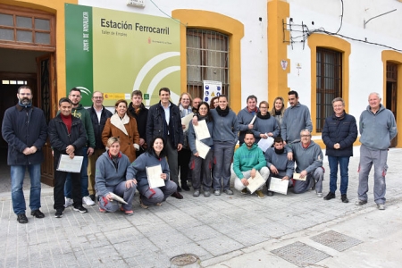 Participantes en el taller de empleo de Baza (AYTO. BAZA) 