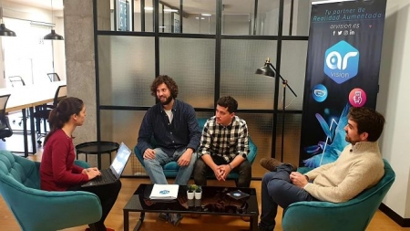 Componentes de la start-up granadina `AR Vision` (AJE GRANADA) Componentes de la start-up granadina `AR Vision` (AJE GRANADA)