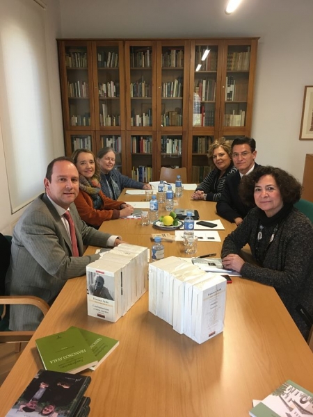reunión del Patronato de la Fundación Francisco Ayala celebrada esta mañana en la sede de Alcázar Genil( PATRONATO FRANCISCO AYALA) reunión del Patronato de la Fundación Francisco Ayala celebrada esta mañana en la sede de Alcázar Genil( PATRONATO FRANCISCO AYALA)