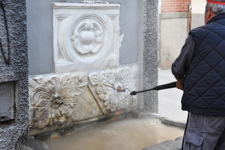 Limpieza del Pilar del Molino (AYTO. BAZA)