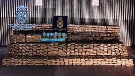 Hachis incautado (POLICIA NACIONAL)