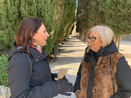 Raquel Ruz y Maria de Leyva han visitado uno de los Palacios (PSOE) 