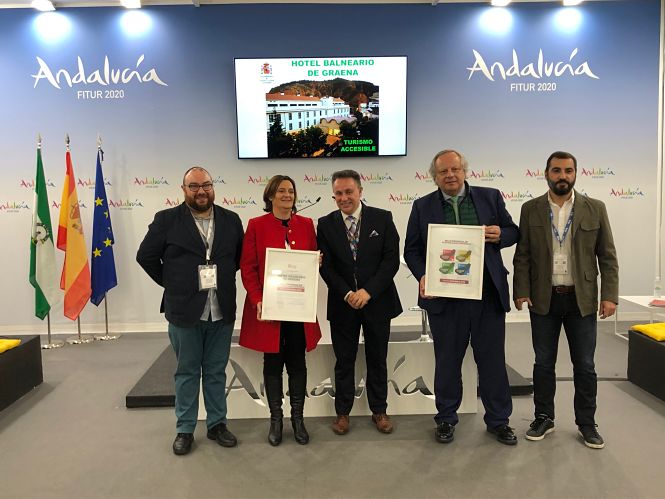 Imagen de la recogida del Sello Provincial de Accesibilidad 