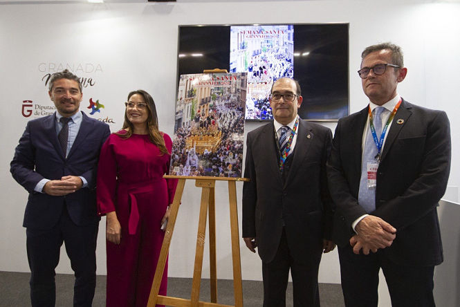 Presentación del cartel de la Semana Santa de Granada (JAVIER ALGARRA)