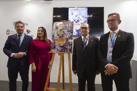 Presentación del cartel de la Semana Santa de Granada (JAVIER ALGARRA)