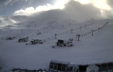 Imagen de la zona de Borreguiles de la estación de esquí de Sierra Nevada (CETURSA) Imagen de la zona de Borreguiles de la estación de esquí de Sierra Nevada (CETURSA)