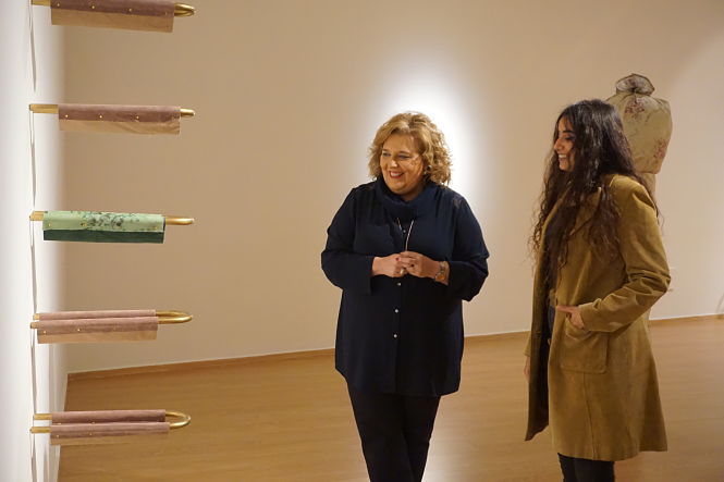 La Diputada de Cultura, Fatima Gómez ha visitado la expocisión (DIPUTACIÓN)