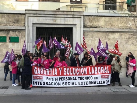 Concentración de los PTIS e Intérpretes de Lengua de signos (CCOO) 
