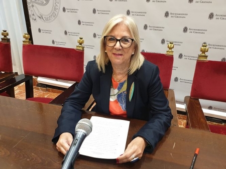 Maria de Leyva en rueda de prensa (PSOE) 