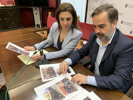Jacobo Calvo y Raquel Ruz en rueda de prensa (PSOE) Jacobo Calvo y Raquel Ruz en rueda de prensa (PSOE)