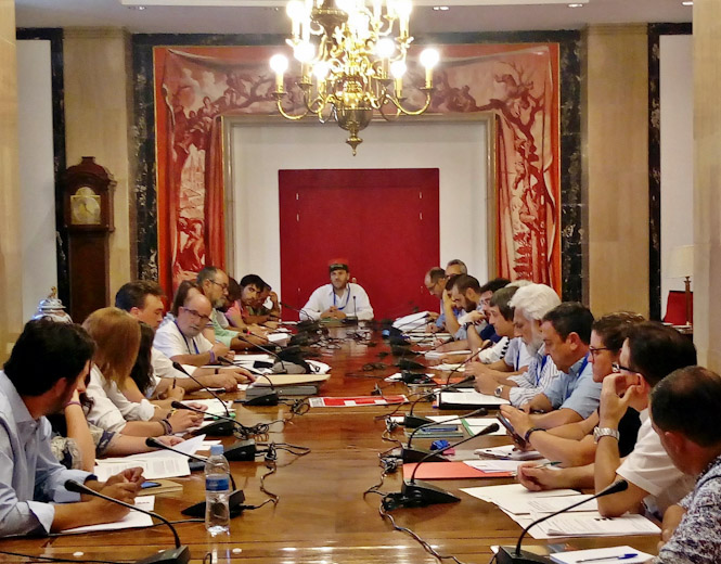 Reunión de los colectivos ferroviarios en Baza (AMIGOS DE FERROCARRIL COMARCA DE BAZA)