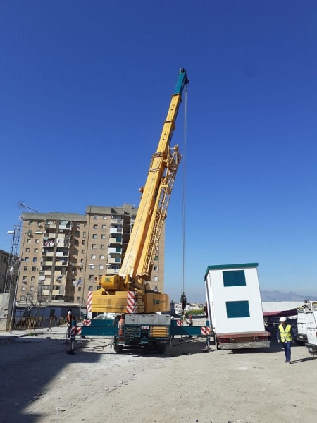Imagen de la caseta de hormigón que albergará un nuevo centro de transformación (ENDESA) Imagen de la caseta de hormigón que albergará un nuevo centro de transformación (ENDESA)