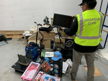 Objetos recuperados por la Guardia Civil (GUARDIA CIVIL)