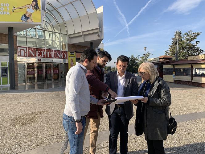 Visita de Concejales del PSOE a Neptuno (PSOE)