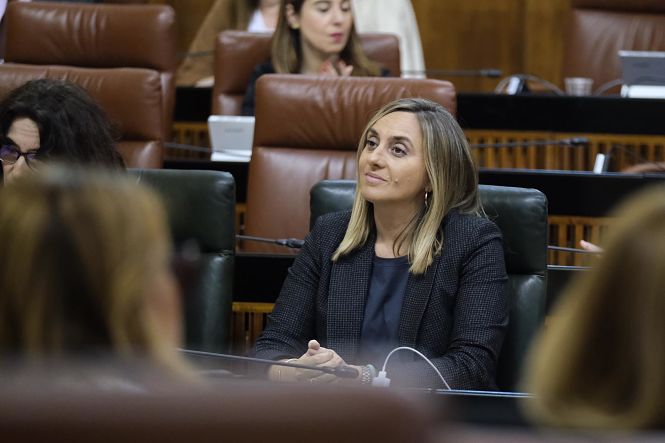 Marifrán Carazo en el Parlamento de Andalucía (JUNTA) 