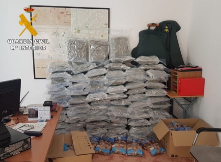 Marihuana incautada (GUARDIA CIVIL)
