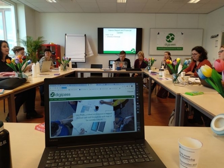 Imagen de la reunión del Proyecto Erasmus+ DIGIPASS (UGR)