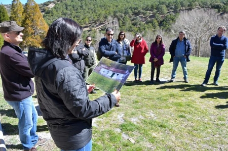 La Delegada de Agricultura y Medio ambiente ha visitado la nueva zona de acampada (JUNTA) 