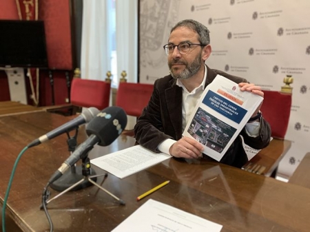 Miguel Ángel Fernández Madrid en rueda de prensa (PSOE) 