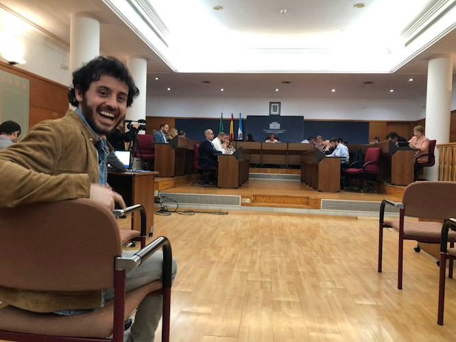 Javier Pereira ha visitado el Ayuntamiento de Motril (AFF) 