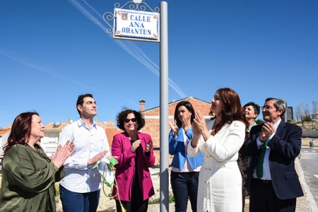 Inauguración de la calle dedicada a Ana Orantes (AYTO. MONTEFRIO)