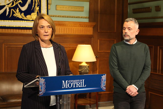 Luisa García Chamorro en rueda de prensa (AYTO. MOTRIL) 