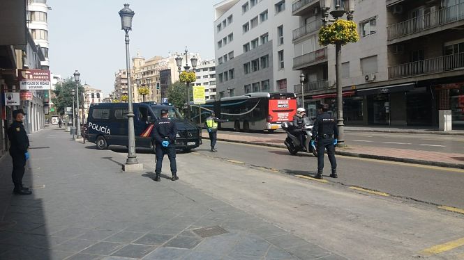 Control policial en el contexto del estado de alarma por el coronavirus (POLICÍA NACIONAL) 
