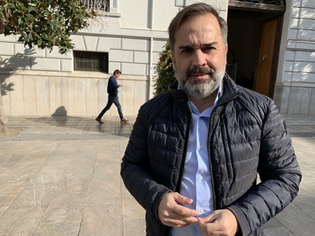 El responsable de educación del PSOE, Jacobo Calvo (PSOE) 