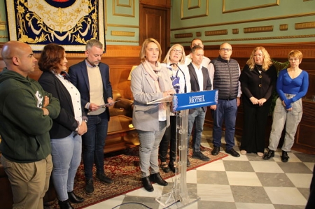 Luisa García Chamorro en rueda de prensa (AYTO. MOTRIL) 