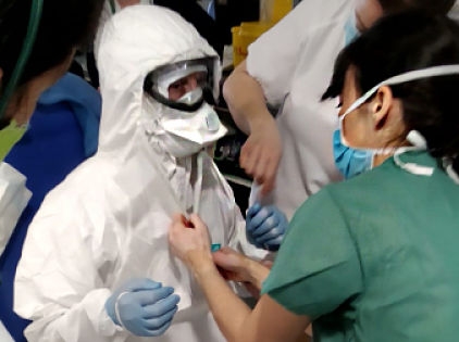 Preparación de un sanitario (JUNTA) Preparación de un sanitario (JUNTA)