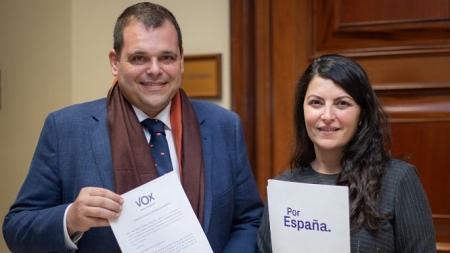 Macarena Olona y Onofre Miralles (VOX) Macarena Olona y Onofre Miralles (VOX)