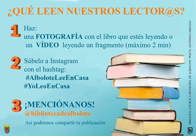 Cartel del Día del Libro de Albolote (AYTO. ALBOLOTE) 