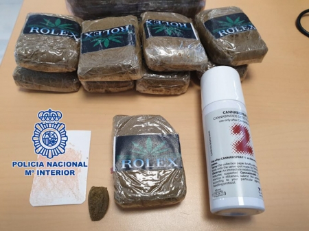 Hachís incautado en Motril (POLICÍA NACIONAL) 