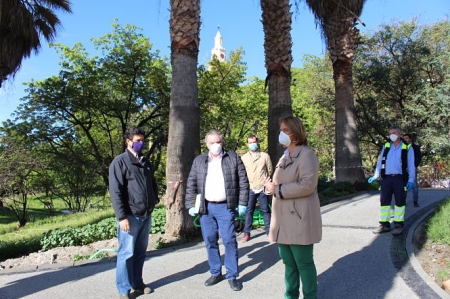Luisa García Chamorro ha visitado el Parque de los Pueblos de América (AYTO. MOTRIL) 